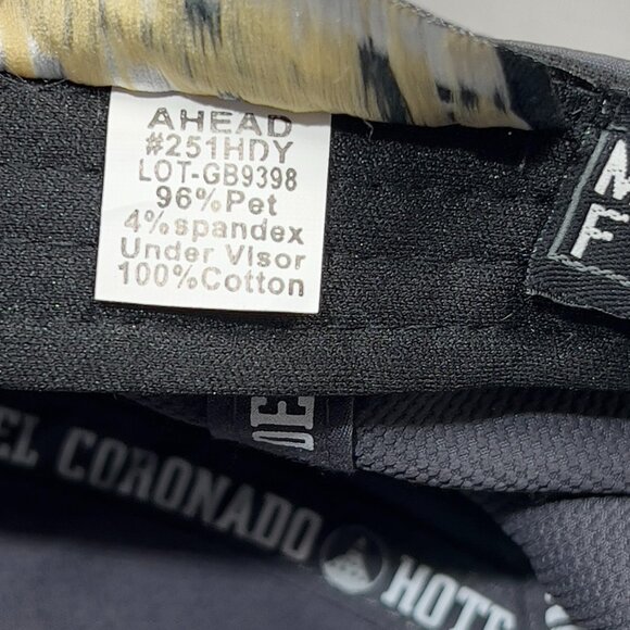 Ahead Hotel Del Coronado Strapback Hat Cap Gray San Diego California Golfer Mens - Picture 12 of 16